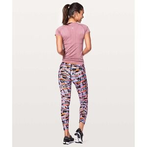 Lululemon Fast & Free 7/8 Tight II *Nulux 25" Inversion Multi. Sz 10